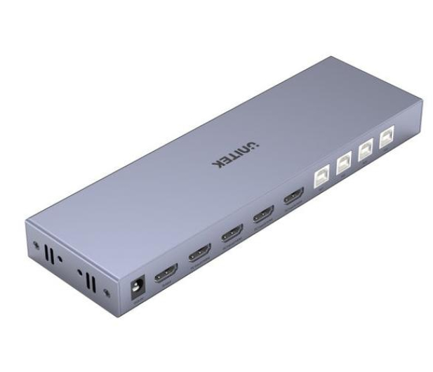 Unitek Przełącznik KVM 4K HDMI 2.0 4-in 1-out +USB - 1083773 - zdjęcie 2